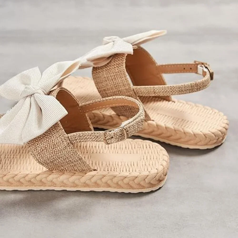 Women's Bow Pearl Sandals